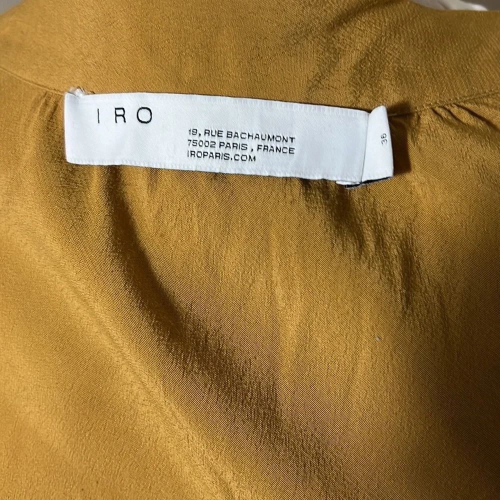 IRO Mustard Breathe Ruffle Skirt - Picture 12 of 12